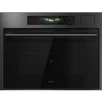 ASKO Craft OCS64BSH Built In Compact Electric Single Oven - Black Steel - A++ Rated, Black