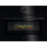 AEG OK6NK40PK Built In Compact Electric Single Oven - Black, Black