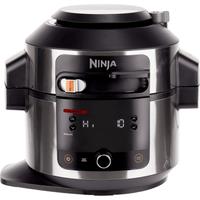 Ninja Foodi 11-in-1 SmartLid OL550UK 6 Litre Multi Cooker With Air Fryer Function - Stainless Steel / Black, Stainless Steel