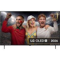 LG AI B6 55" 4K Ultra HD OLED Smart TV [2026] - OLED55B65LA, Umber Brown - Slate Marble effect back