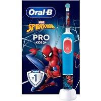 Oral-B Vitality PRO Kids Spider-Man Electric Toothbrush - Blue, Blue