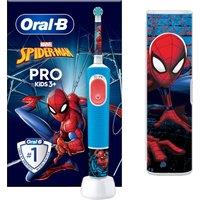 Oral-B Vitality PRO Kids Giftset Spider-Man Electric Toothbrush - Blue, Blue