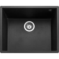 Rangemaster Oridian 1 Bowl Undermount Kitchen Sink - Charcoal, Charcoal