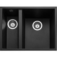 Rangemaster Oridian 1.5 Bowl Undermount Kitchen Sink - Charcoal, Charcoal