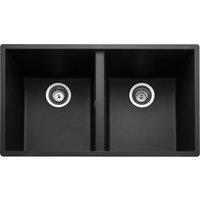 Rangemaster Oridian 1.5 Bowl Undermount Kitchen Sink - Charcoal, Charcoal