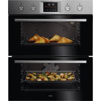 AEG 6000 Series OU5CU40M Built In Electric Double Oven - Stainless Steel - A Rated, Stainless Steel