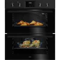 AEG OU5NU20B Built Under Electric Double Oven - Black - A Rated, Black