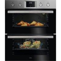 AEG OU5NU20M Built In Electric Double Oven - Stainless Steel - A Rated, Stainless Steel