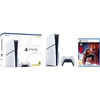 PlayStation 5 (Model Group - Slim) 1 TB with WWE 2K25 - White, White