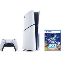 PlayStation 5 (Model Group - Slim) 1TB with Astro Bot - White, White