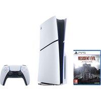 Sony PlayStation 5 1TB with Resident Evil Requiem - White, White
