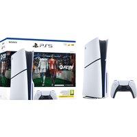 PlayStation 5 (Model Group - Slim) 1TB with EA Sports FC 26 (Code In Box) - White, White