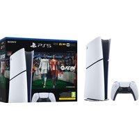 PlayStation 5 Digital Edition (Model Group - Slim) 825GB with EA Sports FC 26 (Code In Box) - White, White