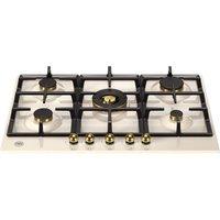 Bertazzoni Heritage Series P755CHERAG 75cm Gas Hob - Ivory / Gold, Cream