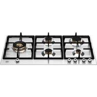 Bertazzoni Professional Series P905LPROX 89cm Gas Hob - Stainless Steel, Stainless Steel