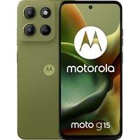 Motorola Moto G15 128GB Smartphone in Iguana Green, Green