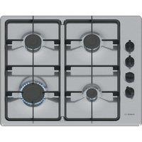 Bosch Series 2 PBP6B5K60 58cm Gas Hob - Stainless Steel, Stainless Steel