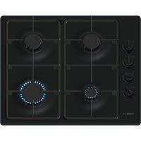 Bosch Series 2 PBP6B6K60 58cm Gas Hob - Black, Black