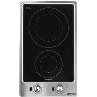 Smeg Classic PGF32I-1 Induction Hob - Stainless Steel, Stainless Steel