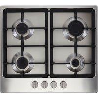 Bosch Series 4 PGP6B5B90 58cm Gas Hob - Stainless Steel, Stainless Steel