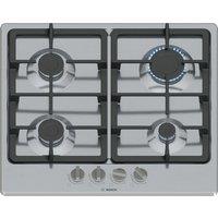 Bosch Series 4 PGP6B5K90 58cm Gas Hob - Stainless Steel, Stainless Steel