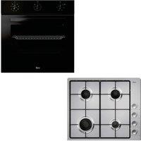 Hoover P HOT11XHHW6LMX Built In Electric Single Oven and Gas Hob Pack - Black - A+ Rated, Black