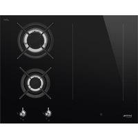 Smeg Classic PM3643D Mixed Fuel Induction Hob - Black, Black