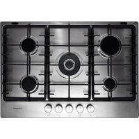 Hotpoint PPH75GDFIXUK 73cm Gas Hob - Silver, Silver