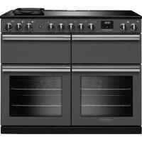 Rangemaster Professional Deluxe BC PRDLB110EIPSLT/CM1 110cm wide Electric Range Cooker with Induction Hob - Slate - A Rated, Graphite