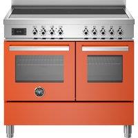 Bertazzoni Professional Series PRO105I2EART 100cm Electric Range Cooker with Induction Hob - Orange - A/A Rated, Orange