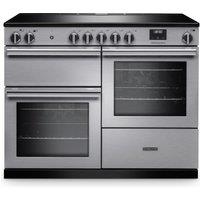 Rangemaster Professional 110 PRO110EISTST/CM1 110cm wide Electric Range Cooker with Induction Hob - Stainless Steel - A Rated, Stainless Steel