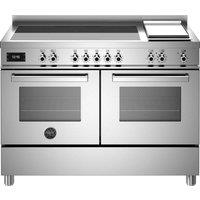 Bertazzoni Professional Series PRO125I2EXT Electric Range Cooker with Induction Hob - Stainless Steel - A Rated, Stainless Steel