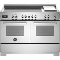 Bertazzoni Professional Series PRO125I2EXT2 Electric Range Cooker with Mixed Fuel Hob - Stainless Steel - A Rated, Stainless Steel