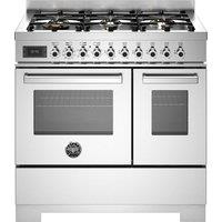 Bertazzoni Professional Series PRO96L2EXT2 90cm wide Gas Range Cooker - Stainless Steel - A Rated, Stainless Steel
