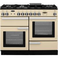 Rangemaster Professional Plus PROP110NGFCR/C 110cm Gas Range Cooker - Cream / Chrome - A+/A+ Rated, 