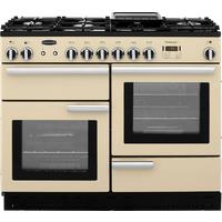 Rangemaster Professional Plus PROP110NGFCR/C 110cm Gas Range Cooker - Cream / Chrome - A+/A+ Rated, Cream
