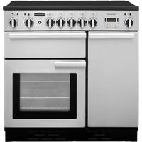 Rangemaster Professional Plus PROP90ECSS/C 90cm wide Electric Range Cooker with Ceramic Hob - Stainless Steel - A/A Rated, Stainless Steel