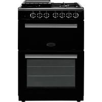 Rangemaster Professional Plus 60 PROPL60DFFBL/C 60cm Dual Fuel Cooker - Black / Chrome - A/A Rated, Black