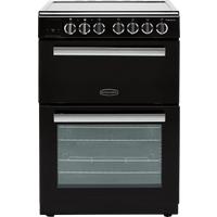 Rangemaster Professional Plus 60 PROPL60EIBL/C 60cm Electric Cooker with Induction Hob - Black / Chrome - A/A Rated, Black