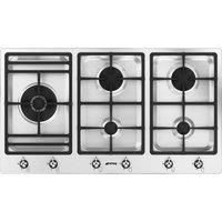 Smeg Classic PS9062 90cm Gas Hob - Stainless Steel, Stainless Steel