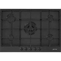 Smeg Classic PX375MB 72cm Gas Hob - Matt Black, Black
