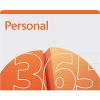 Microsoft 365 Personal Office Suite for 1 User - Annual Renewable Subscription, 12 Months Included, White