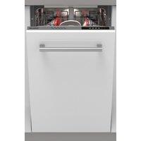 Sharp QW-NS14I49EX-EN Fully Integrated Slimline Dishwasher - Silver Control Panel with Fixed Door Fixing Kit - E Rated, Silver