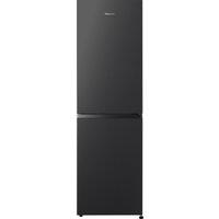 Hisense RB327N4ABD 182cm High No Frost Fridge Freezer - Black / Stainless Steel - D Rated, Black