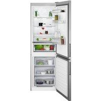 AEG 6000 TwinTech RCB632E2MX 186cm 70/30 No Frost Fridge Freezer - Stainless Steel - E Rated, Stainless Steel