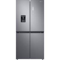 Samsung RF48A401EM9 Non-Plumbed Total No Frost American Fridge Freezer - Gentle Silver Matt - E Rated, Silver