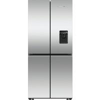 Fisher & Paykel Series 7 Contemporary RF500QNUX1 Wifi Connected Plumbed American Fridge Freezer - Stainless Steel - E Rated, Stainless Steel