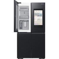 Samsung Family Hub RF65DG9H0EB1EU Wifi Connected Plumbed Total No Frost American Fridge Freezer - Black - E Rated, Black