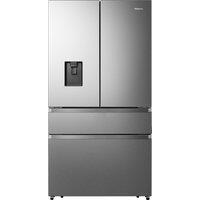 Hisense PureFlat RF749N4SWSE Non-Plumbed Total No Frost American Fridge Freezer - Stainless Steel - E Rated, Stainless Steel