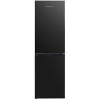 Russell Hobbs RH181TNF552E2DI 181cm 50/50 Total No Frost Fridge Freezer - Black Steel - E Rated, Black